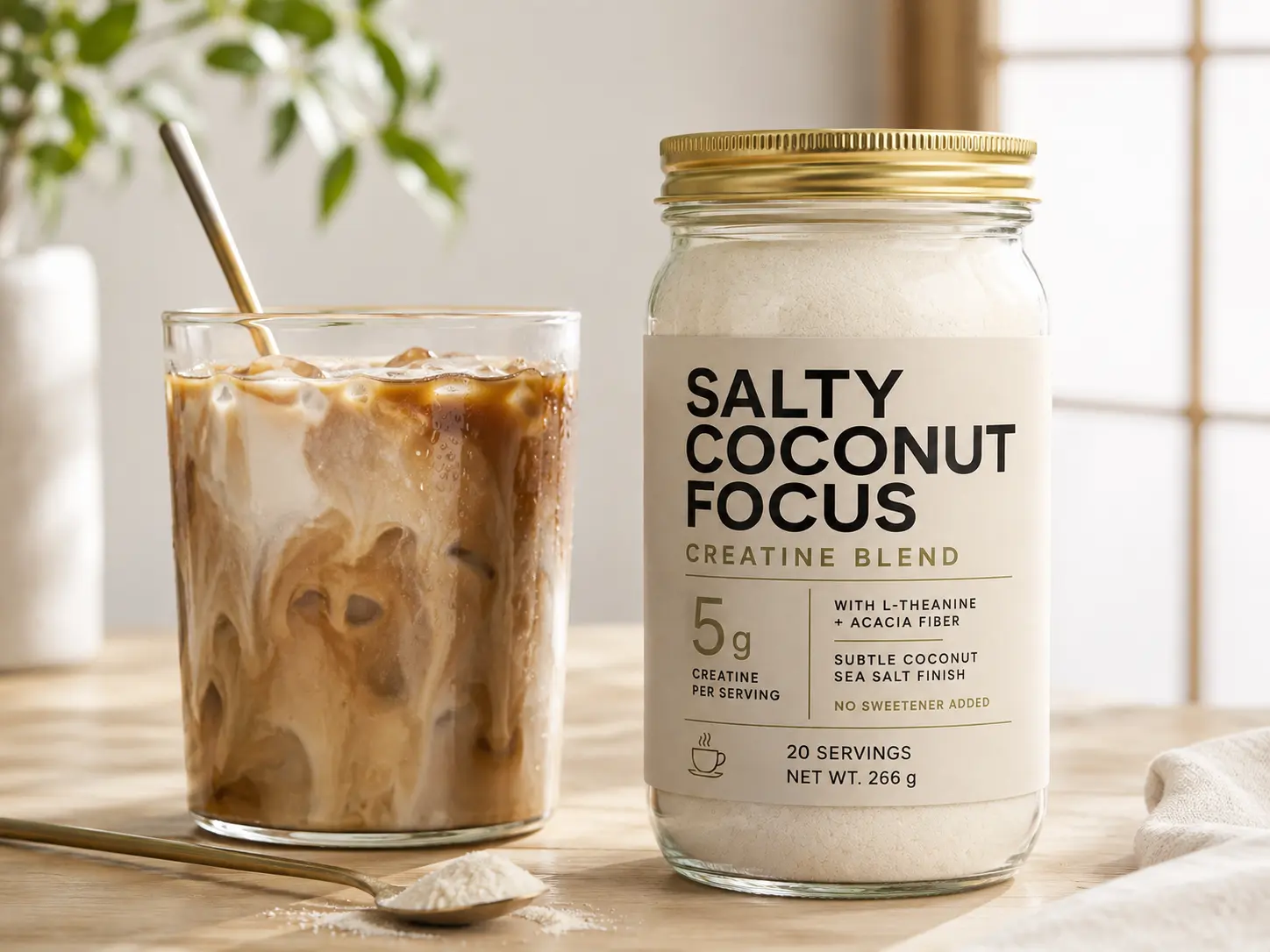 SALTY COCONUT FOCUSとアイスコーヒー