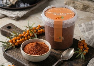 100%オーガニックサジーパウダー（シーベリー・シーバックソーン）パウダー｜ 食べるオメガ7美容液！貧血・冷え・疲れに。鉄分とビタミンCの相乗効果で元気チャージ。果実丸ごと粉砕！