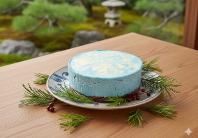 青いロースイーツ